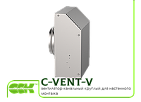 Вентилятор канальный для настенного монтажа для круглых каналов C-VENT-V-160А-4-220