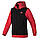Толстовка спортивна чоловіча adidas Attack Hoodie AA7637 (чорна з червоним, бавовна, на блискавці, логотип адідас), фото 4