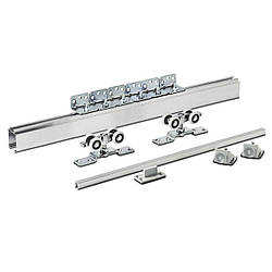 Розсувна система для дверей Новатор 125 з металевими каретками