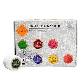 Набір декору для нігтів 12 шт (рідкі камені)