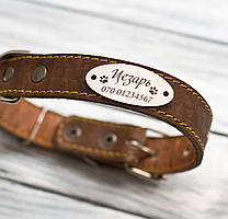 Адресник жетон для собак, медальйон із гравіюванням — табличка шильда