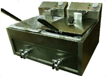 Фритюрниця електрична двопостова Rauder JEF-8+8К