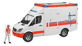 Іграшка Bruder MB Sprinter швидка допомога c фігуркою водія (02536)