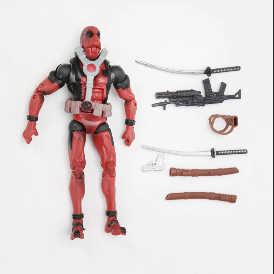 Реалистичная фигурка Дэдпула с набором аксессуаров - Deadpool, Marvel, 15СМ - фото 5 - id-p994296844