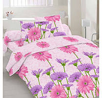 Комплект білизни на євро ліжко Вілена бязь голд pink violet