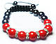 Жіночий Браслет із каменів Корал і Гематит, фото 2