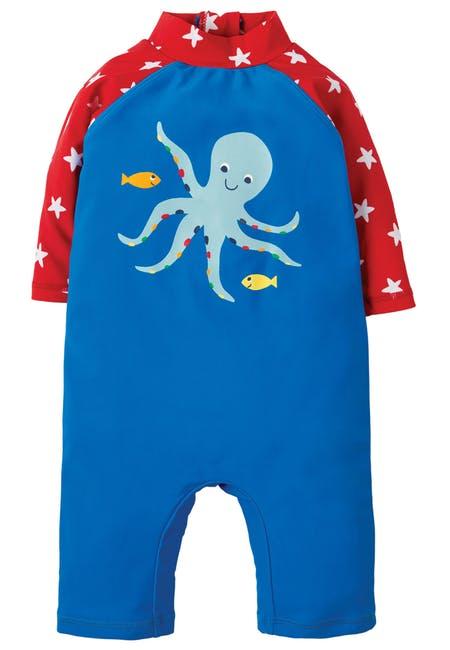 Костюм дитячий для плавання блакитний Frugi, Little Sun Safe Suit