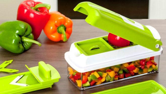 Овощерезка Найсер Дайсер, Nicer Dicer Plus измельчитель аналог с книгой рецептов - фото 2 - id-p766211904