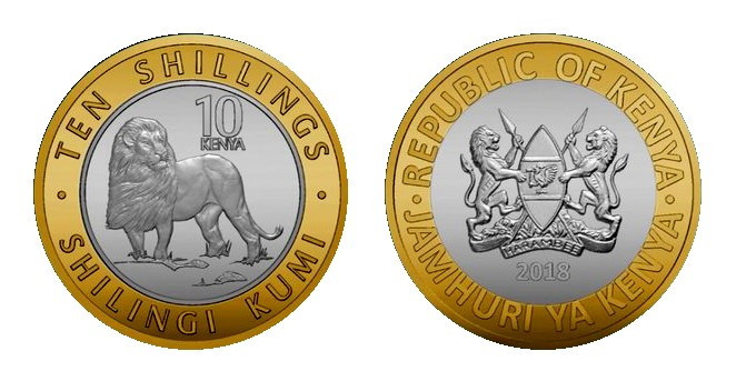 Kenya Кенія 10 Shillings 2018 UNC