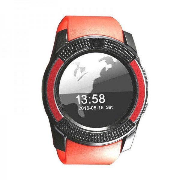 Сенсорные Smart Watch V8 смарт часы умные часы КРАСНЫЕ - фото 5 - id-p962895285