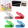 4 в 1 Подвійні підставки для взуття Double Shoe Racks LY-500, органайзери для взуття — Комплект 4 шт., фото 3