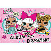 Альбом для малювання А4 28 л/100 скоба, з перфорацією "LOL" 130424
