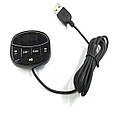 ФМ модулятор з магнітним кріпленням (Bluetooth FM + microSD + HandsFree + AUX out), фото 4