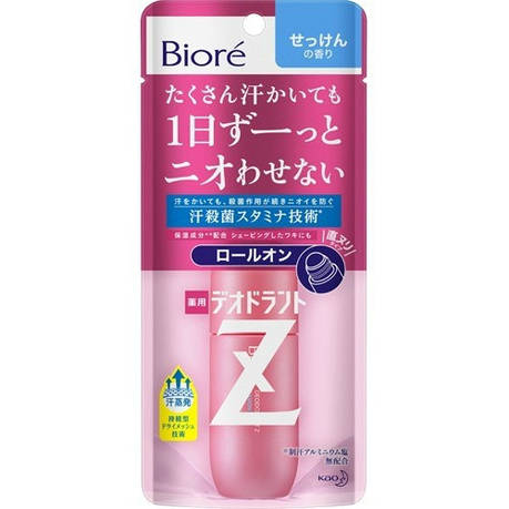 Кульковий дезодорант-антиперспірант з антибактеріальним ефектом KAO "Biore" Deodorant Z (333438), фото 1