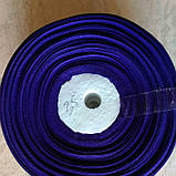 Стрічка репсова в горох No35 фіолетова завширшки 2,5 см, фото 3