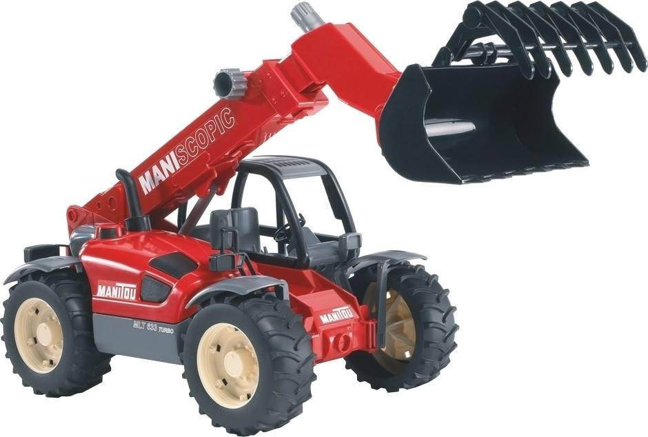 Іграшка Bruder колісний Навантажувач Manitou MLT 633 c телескопічним ковшем 1:16 (02125)