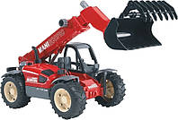 Игрушка Bruder Погрузчик колесный Manitou MLT 633 c телескопическим ковшом 1:16 (02125)