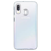 Чохол Spigen для Samsung Galaxy A40 Liquid Crystal, Crystal Clear, фото 4