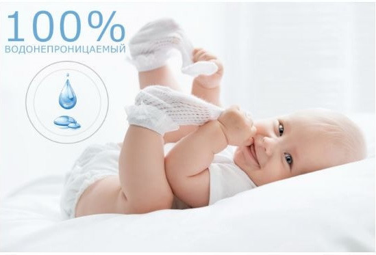 Непромокаемый Чехол 160х200 см., Aqua-Stop Coton, Высота до 20 см. - фото 5 - id-p994380915