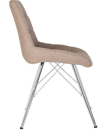 Стілець NICOLE 4LX chrome (BOX-2) ТМ Новий Стиль, фото 3