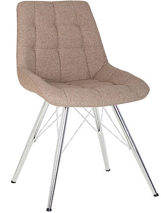 Стілець NICOLE 4LX chrome (BOX-2) ТМ Новий Стиль, фото 1