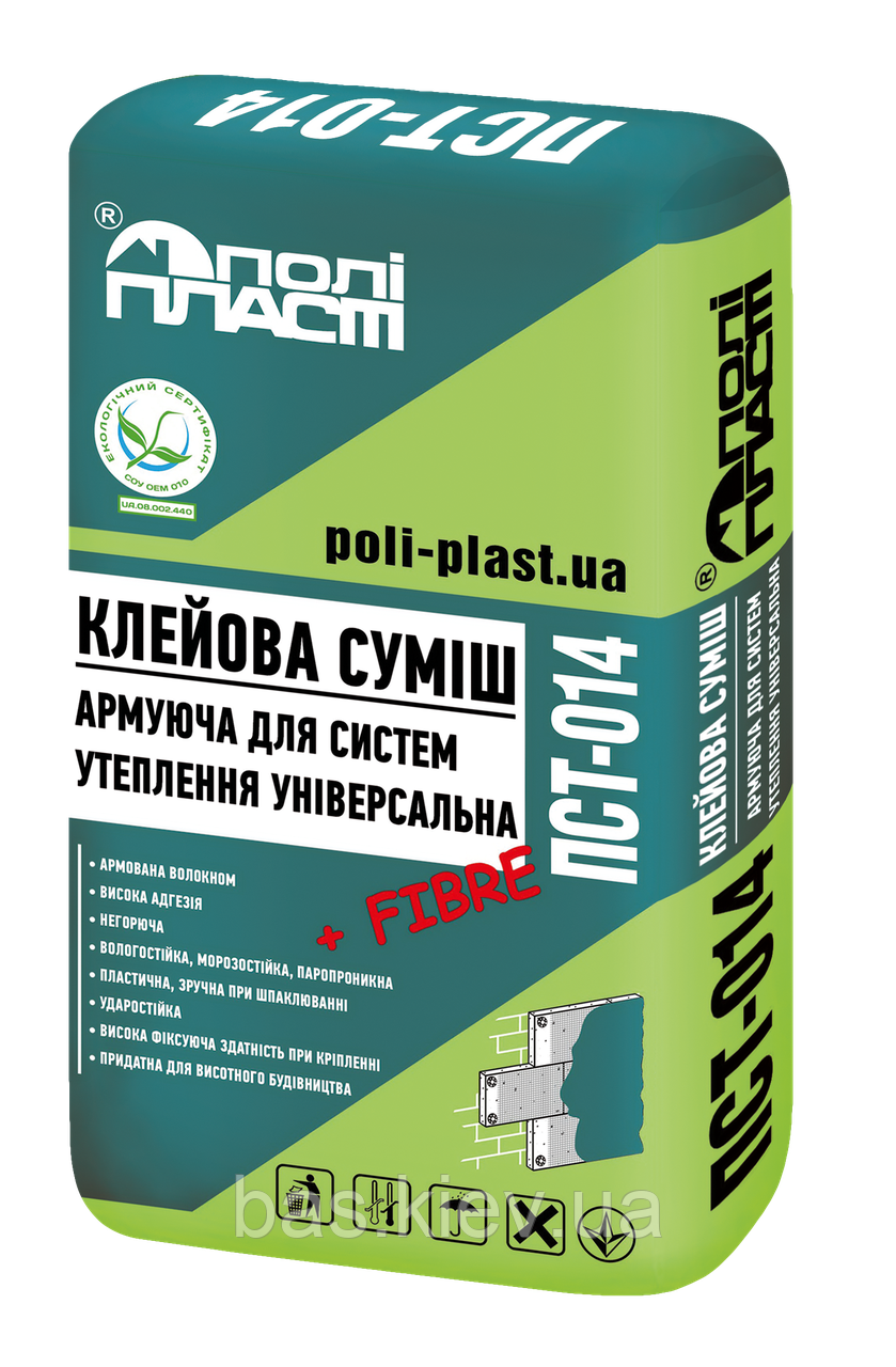ПСТ-114 Клейова армуюча суміш для систем утеплення універсальна , 25кг