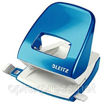 Leitz NeXXt Series WOW офісний дирокол металевий синій металік, фото 1