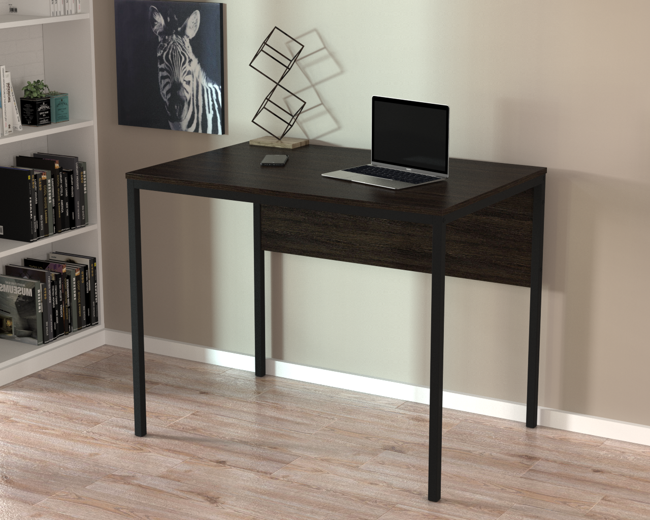 Письмовий стіл Loft design L-2p mini Венге Луізіана