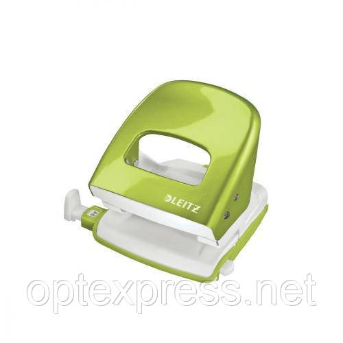 Leitz NeXXt Series WOW офісний дирокол металевий зелеый металік, фото 1