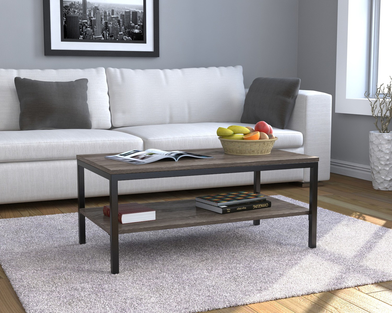 Журнальний столик L-1 Loft Design Дуб Палена, фото 1