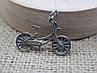 Срібна підвіска Велосипед 4 см родированый, фото 2