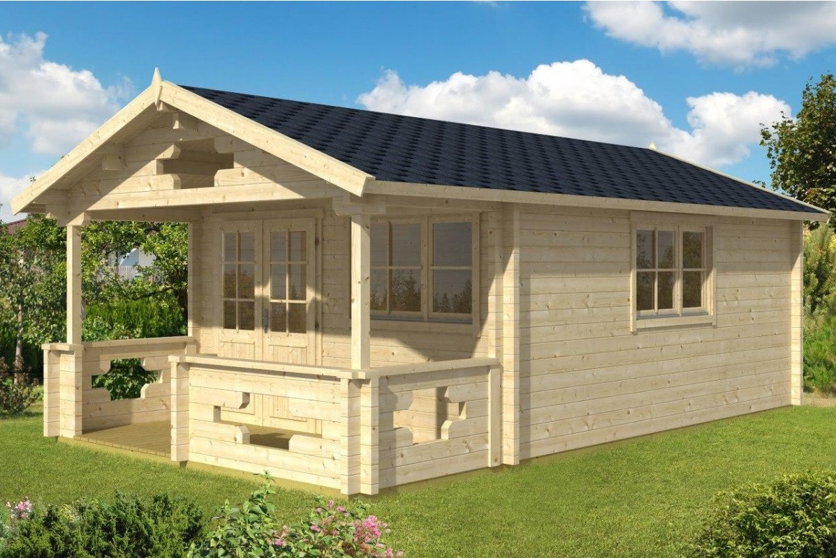 Будинок з термобруса 28 м2. від виробника Thermo Wooden House 056