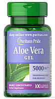 Алое вера Puritan's Pride — Aloe Vera 5000 мг (100 капсул)