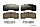 Колодки гальмівні MERCEDES-BENZ ATEGO IVECO EUROCARGO MAN M2000 Schmitz 73700-FB 81508206022 2992336, фото 3