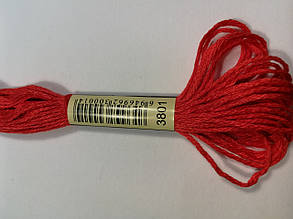 Муліне СХС 3801 різдвяний червоний світлий