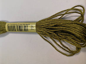 Муліне СХС 731 зелений оливковий темний