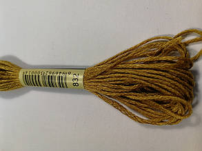 Муліне СХС 832 оливковий золотий