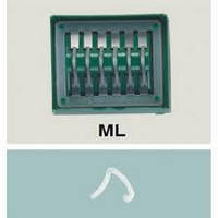 Клипсы Hem-o-lock полимерные, нерассасывающиеся ), «Youshi», (Китай) среднебольшие ( ML ) зеленый картридж