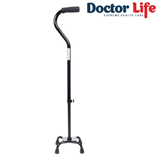 Палиця чотириопорна алюмінієва з малою базою Doctor Life