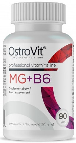  Вітаміни OstroVit Mg + B6 90 т