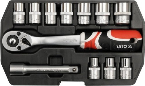 Набір інструменту 12 пред. 1/2" Yato YT-3867, фото 1