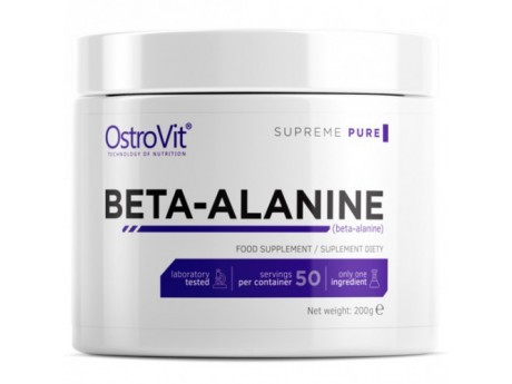 Бета аланін OstroVit BETA ALANINE 200 г без смаку