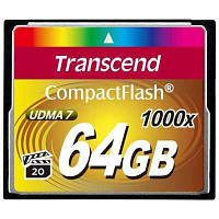 Карта пам'яті Transcend Compact Flash 64Gb 1000x (TS64GCF1000)