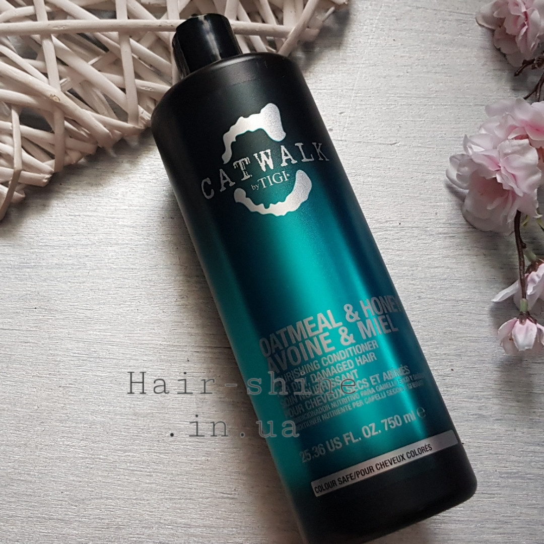 Кондиціонер, що відновлює для волосся Tigi Catwalk Oatmeal & Honey Conditioner 750 ml