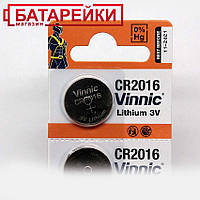 Батарейка VINNIC CR2016 3v