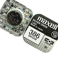 Батарейка Maxell SR43 W (386) AG12