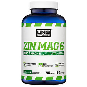 Цинк, Магній B6 UNS Zin Mag B6 90 капс.