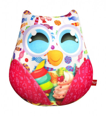 Антистресова іграшка SOFT TOYS — Сова з цукерками, фото 1