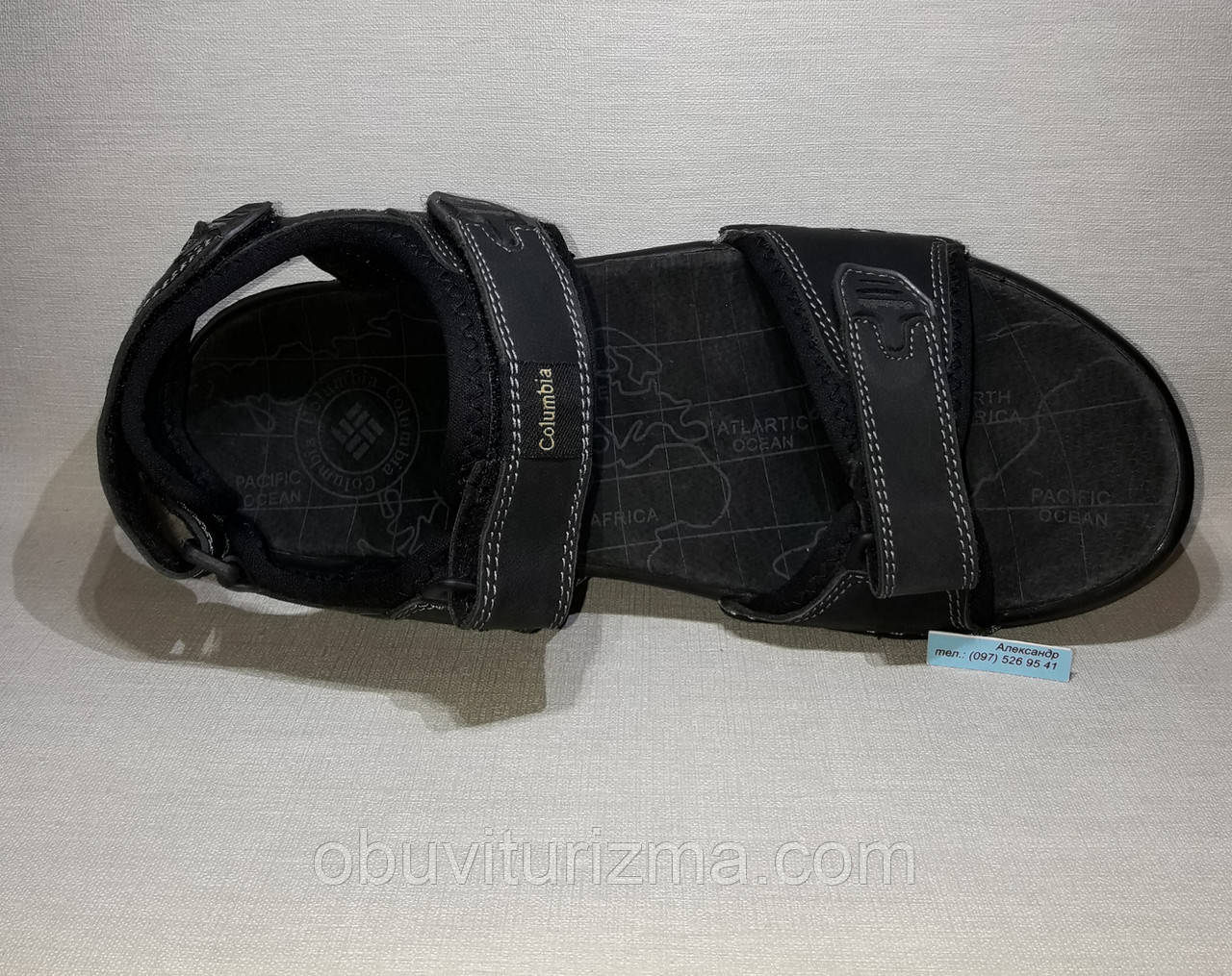 Сандалії чоловічі, шкіра (40/41/42-26.5см), фото 1