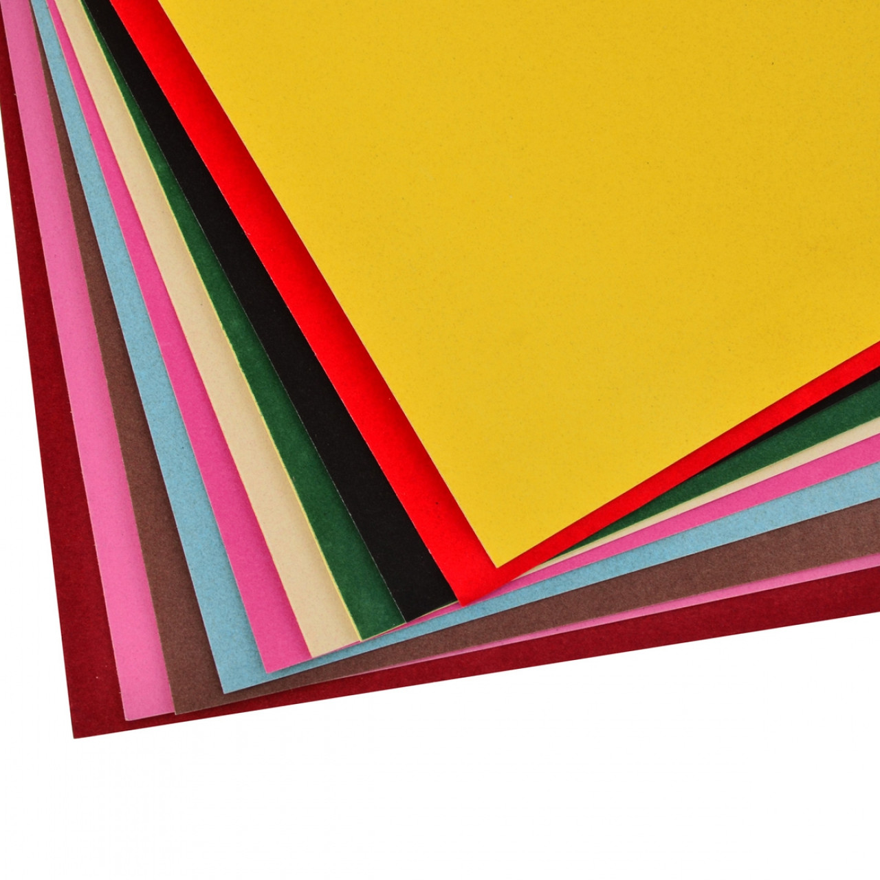 Набір №13 кольорового паперу оксамитового А4 (10 арк), самоклейного , Виробник: 1 вересня, фото 1